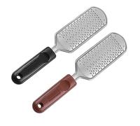 Ipetboom 2pezzi Raspini Per Piedi Acciaio Inossidabile Esfoliante Per Rimozione Morta Utensili Per Pedicure Per Uso Professionale e Domestico Facile Da Tenere e Pratico