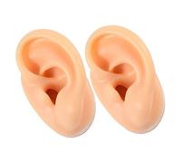 Ipetboom 2pezzi Silicone Per Orecchie Accessori Per Display Piercing Agopuntura Design Realistico Orecchie Sinistre