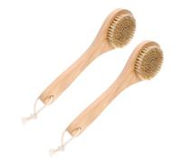 Ipetboom 2pezzi Spazzola Da Massaggio Per Bagno Design Sospeso Facile Da Drenare Mantiene Le Setole Asciutte Pulisce Profondità Rimuov Morta Allevia Prurito Schiena Adatto Per Doccia e Vasc