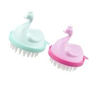 Ipetboom 2pezzi Spazzola Massaggiante Per Capelluto Scrub Esfoliante Per Capelli Pulisce in Profondità Capelluto Allevia Prurito e Rilassa i Muscoli