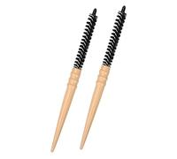 Ipetboom 2pezzi Spazzola Per Con Manico Legno Per Styling e Asciugatura Pettine Rotante Per Ricci Spessi e Sottile Massaggio Del Capelluto