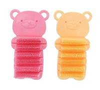 Ipetboom 2pezzi Spazzola Per Dita Setole Morbide Ma Resistenti Per Pulire Fondo Lo Sporco Da Mani Unghie Dita Dei Piedi o Piedi Per Ufficio Bagno Cucina e Leggero Facile Da Trasportare e Ri