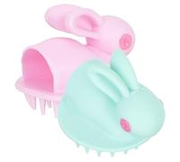 Ipetboom 2pezzi Spazzola Per Lavare i Capelli Dei Ragazzo Ragazza Ragazza Massaggiatrice Per Capelluto Pulizia Profonda Rimuove Cellule Morte Rilassa La Testa