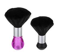 Ipetboom 2pezzi Spazzola Per Parrucchiere Per Pulire i Capelli Spezzati Impugnatura Comoda e Testina Liscia Per Barbiere e Parrucchiere