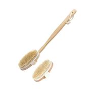 Ipetboom 2pezzi Spazzole Da Bagno Rimovibili Legno Per Massaggio e Esfoliazione Per Pulizia Della Schiena e Rassodamento Della Pratico e Multiuso Per Adulti