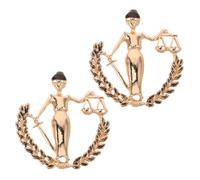 Ipetboom 2pezzi Spilla da Bavero in Metallo Vintage Bilancia della Giustizia per Avvocati e Studenti di Giurisprudenza Regalo per Uomo e Donna Resistente all Usura