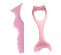 Ipetboom 2pezzi Strumento Trucco Silicone Multi-funzione Stencil Eyeliner Lipstick Guida Precisa Per Occhi e Labbra Accessorio Essenziale Per Trucco e Facilità d Uso