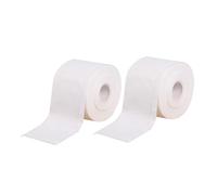 Ipetboom 2rotoli Asciugamani Viso Monouso in Cotone Salviette Detergenti Per Rimuovere Trucco e Sudore Tovaglioli Di Carta Per Viso Asciugamano Bifacciale Lato Pulente e Asciugante