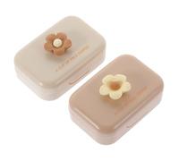 Ipetboom 2sets Custodia Per Lenti Contatto Carina Piccolo Porta Lenti Contatto Organizer Per Scatola Decorativa Per Custodia Portatile Per