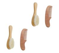 Ipetboom 2sets Spazzola Per Bagno e Pettine Per Ragazzo Ragazza Strumenti Di Igiene e Dei Design Ergonomico Per Massaggio e Lavaggio Delicato Della e Dei Del Ragazzo Ragazza