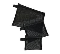 Ipetboom 3 pezzi Cosmetiche in Trasparente con Zip Portatrucchi Portatile per Viaggio Borsa Toilette Compatta Organizzatore Make Up Mesh Bag