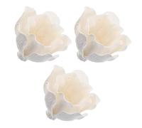 Ipetboom 3 Pezzi Diffusore Fragranze Fiori Artificiali Magnolia Profumatore Ambienti Sicuro Senza Fuoco Decorazione Tavolo Piccola Fiore Artigianale per Casa Ufficio e Bagno