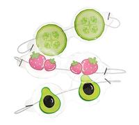 Ipetboom 3 Pezzi Maschera Occhi in Gel per Bambini Riutilizzabile, Pvc Sicuro la Pelle, Rinfrescante e Leggera, per Dormire in Ambienti con Troppa Luce Stile Casuale