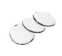 Ipetboom 3 pezzi Panno Struccante in Microfibra Riutilizzabile Bianco Sagomato per Pulizia Viso Naturale Delicato e Lavabile per Makeup e Rimozione Trucco Occhi