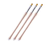 Ipetboom 3 pezzi Pennelli Nail Art in Alluminio da Penne per Pittura Unghie Design Preciso e Resistente per Decorazioni Te Manicure Facile e Veloce