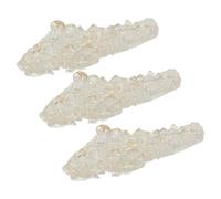 Ipetboom 3 Pezzi Porta Pennelli Crystal in Trasparente Organizer per Pennelli Nail Art Makeup e Calligrafia Supporto Multifunzionale per Penne da Disegno e Manicure