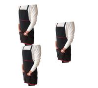 Ipetboom 3 Pz tute da donna mantello da grembiule da barbiere pareo nero pettorali grembiule per colorare i grembiule da lavoro da barbiere tinta per da lavoro Opera