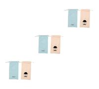 Ipetboom 3 Set Borsa Per Occhiali Custodia Per Occhiali in Feltro Custodia Con Coulisse Per Occhiali Custodia Per Occhiali Con Clip Occhiali Di Sicurezza Camoscio in Fibra 2 Pezzi * 3