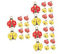 Ipetboom 3 Set Ciondolo Di Coccinella in Lega Per Carino Tallone Fabbricazione Chiave Ciondoli Animali Pendenti Ciondoli in Lega Graziosi Ciondoli Pendenti Ciondoli in Leghe 10 Pezzi*3
