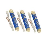 Ipetboom 3 Set Mezuzah con Pergamena Sacra Mezuzah Ebraica per La della Mezuzah per La Decorazione per La Casa Mezuzah Ebraica Custodia per Mezuzah