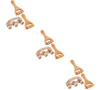 Ipetboom 3 Set Set Massaggiatore Globi Di Ricambio Per Ventilatori Da Soffitto Rulli A Mano Massaggiatore Portatile Portable Massager Attrezzo Cervicale Di Legno 3 Pezzi * 3