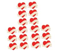 Ipetboom 3 Set Spilla D'amore Madri Spillo Cuore Smalto Spa Mothers Day present Muttertagsgeschenke Birthday present Distintivo Spilli Spilla Da Giacca Pin Di Risvolto Lega Rosso 6 Pezzi*3