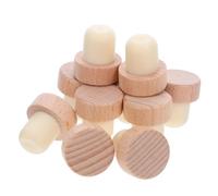Ipetboom 30 pezzi Tappi per Bottiglie di in Legno di Faggio Tappi in Sughero Forma di T Riutilizzabili per Bottiglie in Vetro Chiusura Ermetica per Conservazione