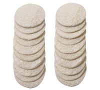 Ipetboom 36pezzi Cuscinetti Esfolianti in Luffa Naturale Spugne Pulizia Viso e Corpo Con Assorbimento Liquidi e Mousse Ricca Accessori Bagno Per Massaggio e Circolazione Piccole e Facili Da