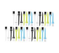 Ipetboom 36pezzi Spazzola per Pulizia del Rasoio in Piccolo Spolverino per Rasoio Elettrico Setole Robuste per Pulizia Facile Manico Antiscivolo