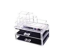 Ipetboom 3livello Organizzatore Per Cosmetici Impilabile Contenitore Porta-trucchi Da Banco Scatola Organizer Trasparente Per Trucchi Profumi Smalti e Altri Cosmetici