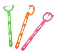 Ipetboom 3pezzi Allenatori Per La Lingua Per Ragazzo Ragazza Scraper e Trainer Per Muscoli Orali Esercizi Per La Coordinazione e Agilità Della Lingua Per Comunicazione