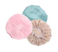 Ipetboom 3pezzi Cuffie Da Doccia Impermeabili Satinato Doppio Per Bellezza e Della Confezione Lago