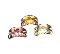 Ipetboom 3pezzi Fermagli Per Capelli Spessi Mollette Per Capelli Da Donna Da Bambina Forcine in Plastica Copricapo Design Denti Per Adattarsi Automaticamente Senza Lasciare Tracce