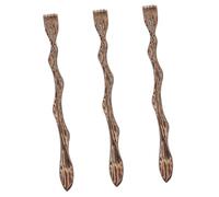 Ipetboom 3pezzi Grattaschiena Legno Forma Di Serpente Strumento Portatile Per Grattare Prurito Sulla Schiena Design Ergonomico Per Sollievo Immediato Per Uso Domestico e Viaggi