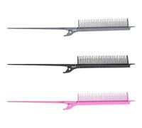 Ipetboom 3pezzi Pettini Rat Tail Per Parrucchieri Pettini Per Sezionare e Districare Per Colorazione e Acconciature Colori e Strumento Professionale Per Saloni e Uso Personale