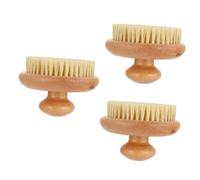 Ipetboom 3pezzi Spazzola Esfoliante Rotonda Per Corpo Scrubber Per Con Manico Lungo Perfetta Per Massaggio e Della Strumento Per Rimuovere Le Cellule Morte e Migliorare La