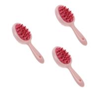 Ipetboom 3pezzi Spazzola Massaggio Capelluto Per Shampoo Scrub Scalp Design Leggero Per Uso Quotidiano Per Tutti Tipi Di Facile Da Trasportare e Utilizzare