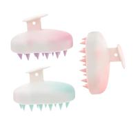 Ipetboom 3pezzi Spazzola Per Doccia Per Capelli Scrubber Manuale Per Capelluto Massaggiatore Per Capelluto Realizzato Tpe Delicato e Non Irritante Per Lavare i Capelli e Ridurre Grasso e Fo