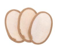 Ipetboom 3pezzi Spugne di Luffa Esfolianti Scrub per Corpo in Luffa Dischetti Esfolianti Pratiche Spugne di Cordino Adatte per Detergere e Massaggiare