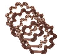 Ipetboom 4 Fasce Per Elastiche Grandi Metalliche Portatili Per A Spirale Con Scrunchies Ricci Per Donne Bambine Carine Per Lo Styling Quotidiano