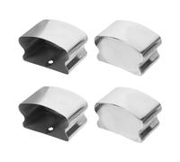 Ipetboom 4 Pezzi 4 Pezzi Tappi Terminali in Acciaio Inox per Corrimano, Copertura di Chiusura per Ringhiere Scale, Accessori per Corrimano Resistenti e Facili da Installare per Uso