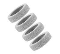 Ipetboom 4 Pezzi Custodia in silicone Coperture ruote valigie Coperture ruote mute valigia protezione della ruota del bagaglio coperture protettive per le ruote dei bagagli Gel di silice