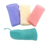 Ipetboom 4 Pezzi Di Sacchetto Di Rete Per Sapone Porta Sapone In Luffa Esfoliante Per Le Mani Sacchetto Di Schiuma Per Sapone Sacchetti In Rete Per Doccia Sacchetto Per Scrub Per
