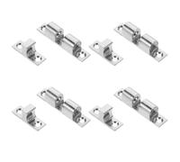 Ipetboom 4 Pezzi Fermo Porta Barca Chiavistello Rapido | Meccanismo a Rullo e Palla per Porte Armadietti, Installazione Semplice, Finitura Argento Elegante, per Navigazione