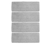 Ipetboom 4 Pezzi Panni in Microfibra per Scopa Piatta 42X15 CM Riutilizzabili Kit di Ricambi Assorbenti per Pulizia Pavimenti Legno e Piastrelle Uso Domestico Fissaggio Rapido