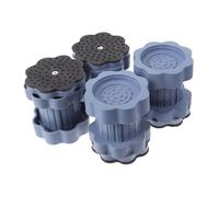 Ipetboom 4 pezzi Piedini Antivibranti Lavatrice con Base Stabilizzante Regolabile per Lavatrice Tamburo Supporto Antiscivolo e Ammortizzatore Rumore Accessori Livellatori per Lavanderia