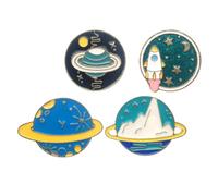 Ipetboom 4 Pezzi Spilla Gioielli per colorato risvolto spaziale spilla da colletto da donna Spettacoli creativi spilla da balia del cardigan spille da corpetto PIN di sicurezza lega