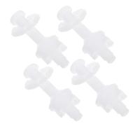 Ipetboom 4 Pezzi Viti di Fissaggio per Sedile Wc Rondella 28 MM Accessori per Viti Wc Resistenti e Facili da Installare Kit per Fissaggio Sedile Water Adatto a Vari Modelli