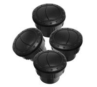 Ipetboom 4 Prese D'aria Rotonde per Camper e Autobus, Deflettore Aria Condizionata Abs per Cruscotto, Bocchetta di Ventilazione Interna per Veicoli Ricreazionali