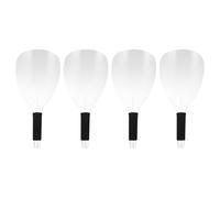 Ipetboom 4 Pz di bellezza gemme denti forniture per parrucchieri trimmer paralacca in plastica copertura per il viso con lacca per Palmare di benda